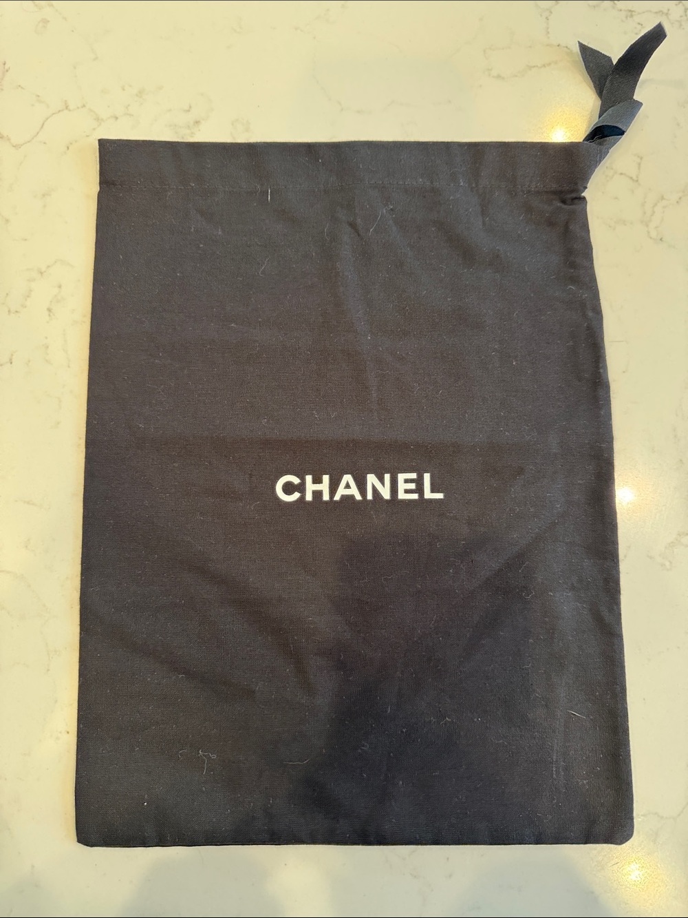 Chanel drawstring dust bag
